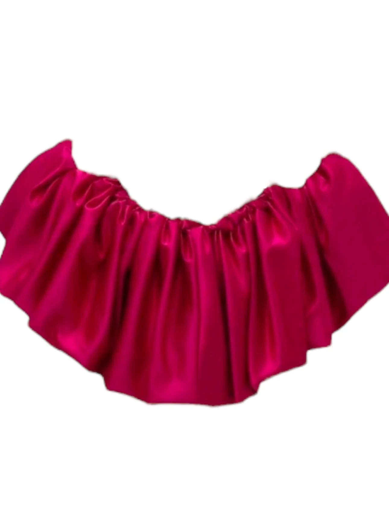 DB0094 Bubble Sleeve Satin Cape - Image 10