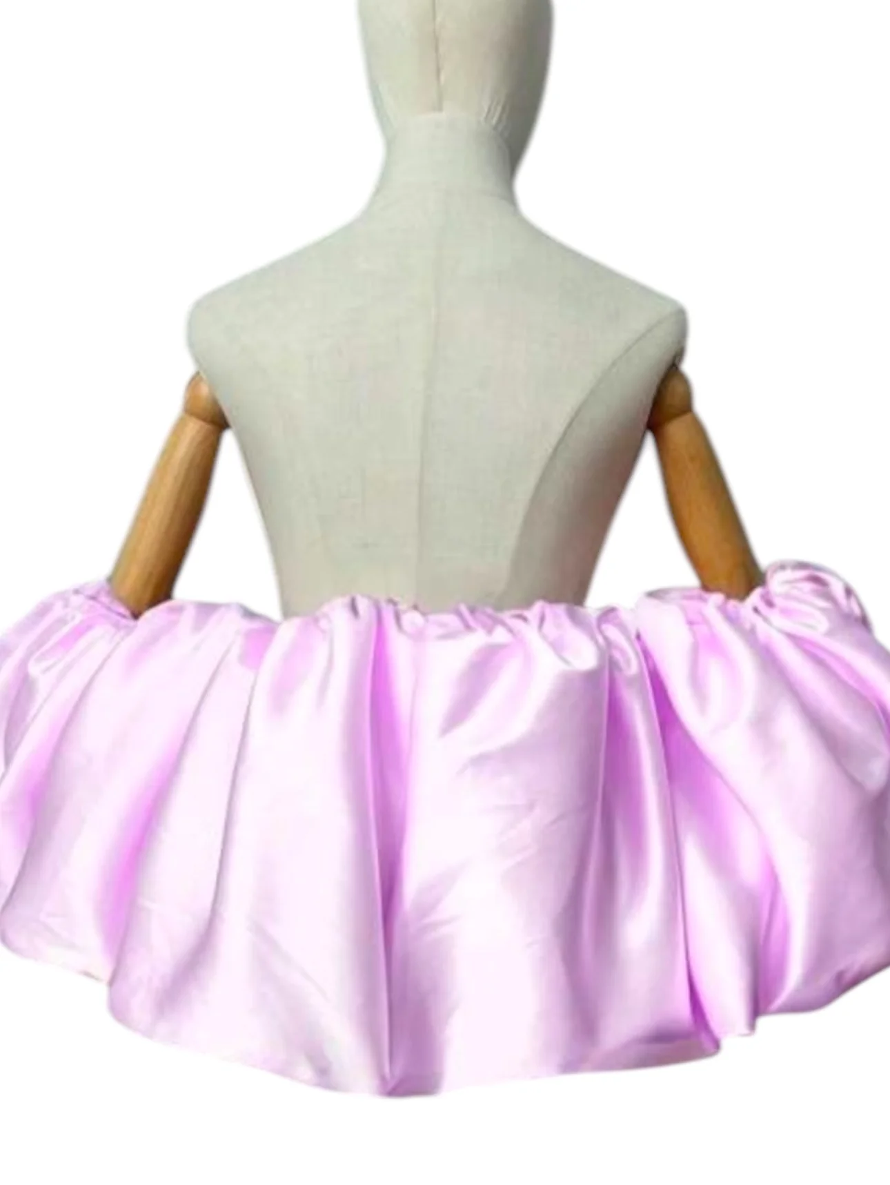 DB0094 Bubble Sleeve Satin Cape - Image 11