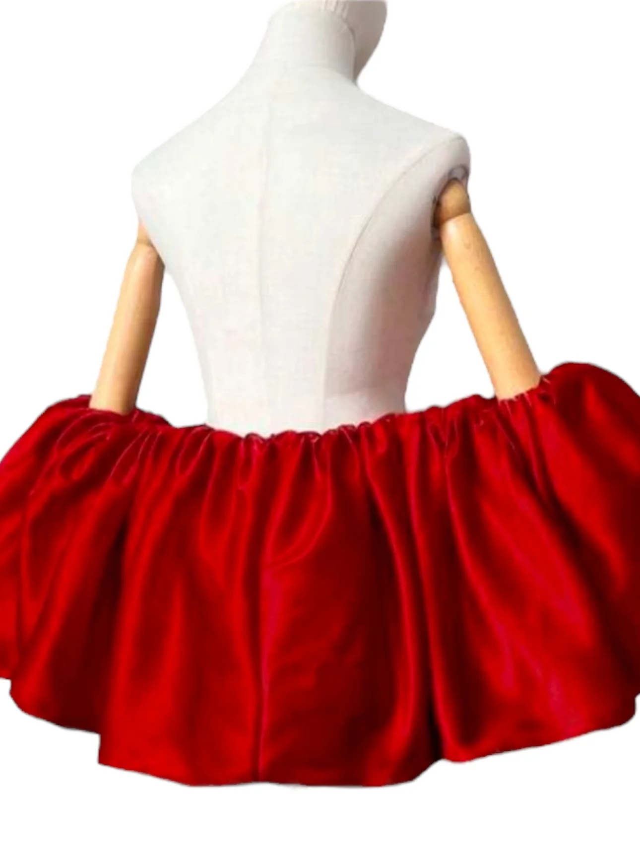 DB0094 Bubble Sleeve Satin Cape - Image 5