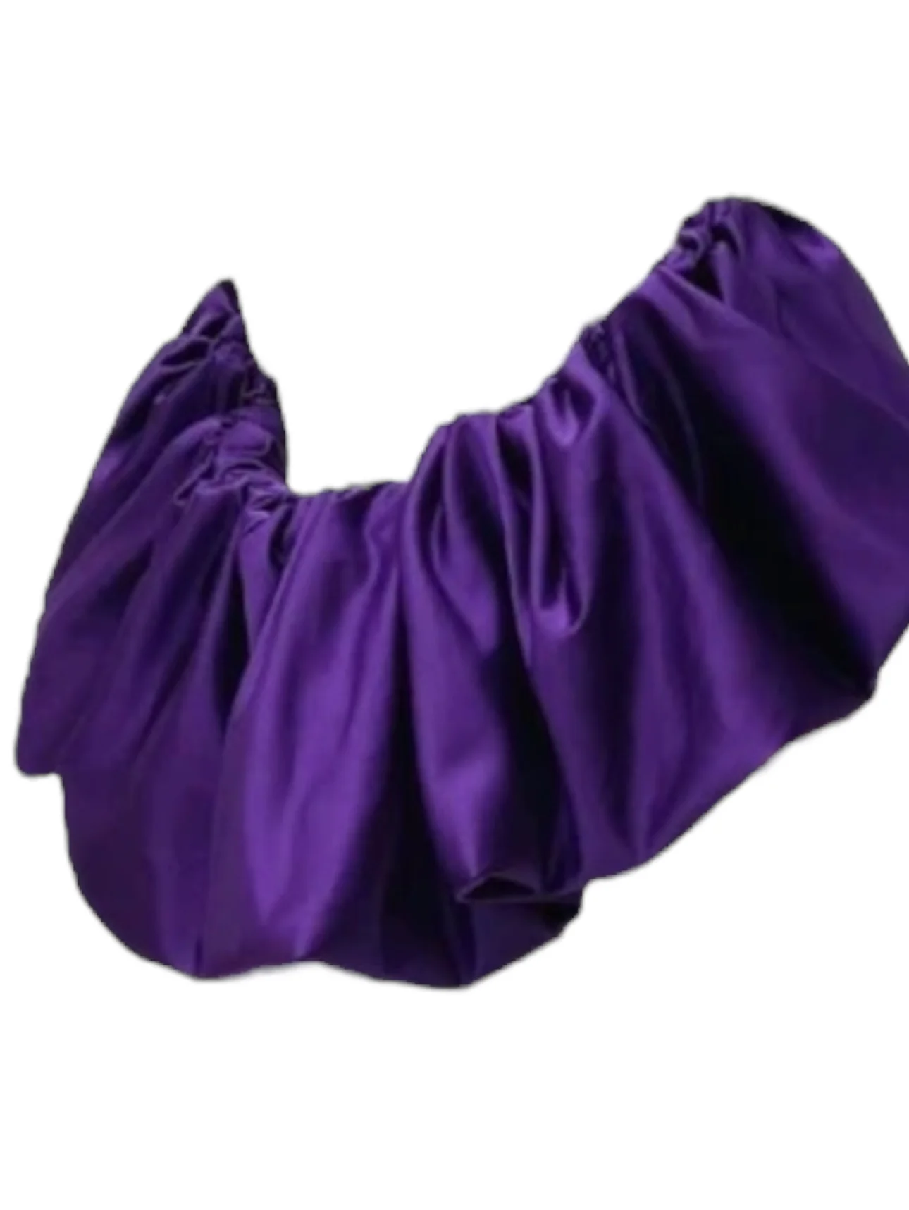 DB0094 Bubble Sleeve Satin Cape - Image 9