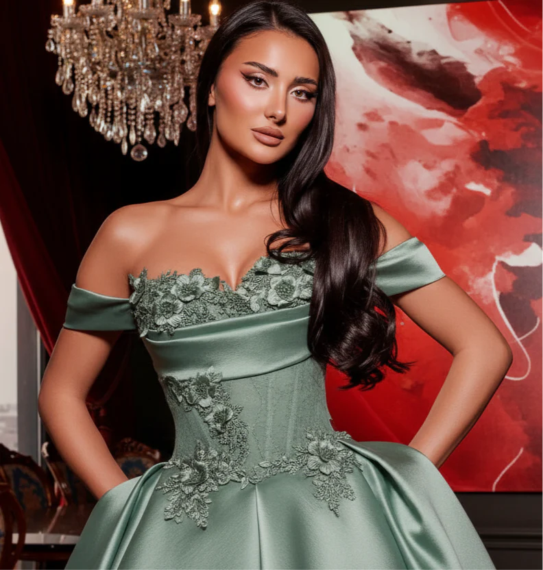 Lilia - Floral Ballgown - Image 6